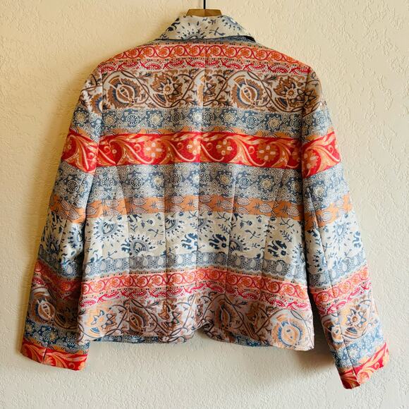 Urban Haggar | boho multicolored blazer jacket size 10 - Picture 6 of 6